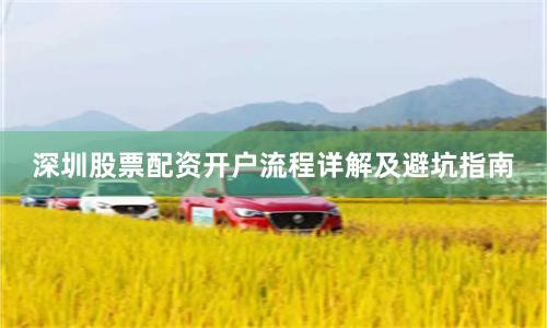 深圳股票配资开户流程详解及避坑指南